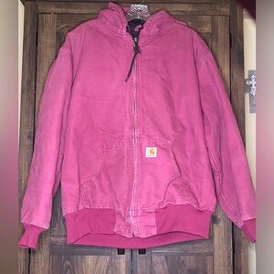 Vintage Carhartt Pink Hooded and insulated jacket!
